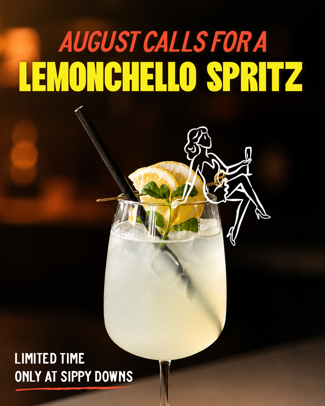 August just got a little more refreshing.🍋✨

Meet our Lemonchello Spritz. Light, citrusy, bubbly, and dangerously easy to love.😉

Available exclusively at Junk Sippy Downs throughout August.  Once it's gone, it's gone, so don't let this one slip away. 🍹

Tag your spritz partner and come sip while you can. 💛

#lemonchellospritz #augustspecial #cocktailspecial  #asiancuisine #asianfusion #sunshinecoastbusiness #sippydowns #maroochydore
