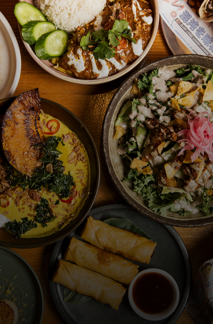 Junk signature Asian fusion dish
