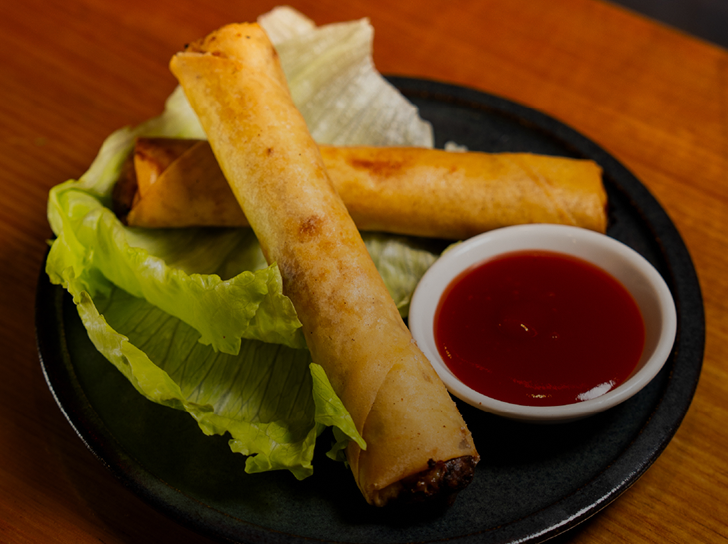 Asian fusion food